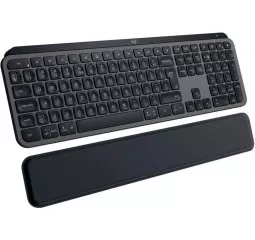 Клавіатура бездротова Logitech MX Keys S Plus Palm Rest Graphite (920-011589)