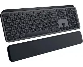 Клавіатура бездротова Logitech MX Keys S Plus Palm Rest Graphite (920-011589)