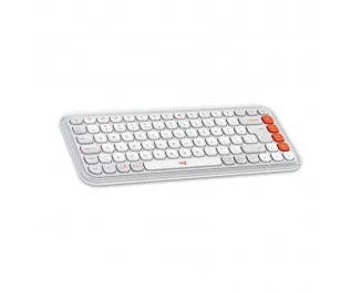 Клавіатура бездротова Logitech POP Icon Keys Bluetooth UA Off-White (920-013072)