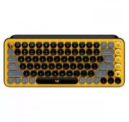 Клавіатура бездротова Logitech POP Keys Wireless Mechanical Keyboard UA Blast Yellow (920-010735)