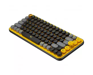 Клавиатура беспроводная Logitech POP Keys Wireless Mechanical Keyboard UA Blast Yellow (920-010735)