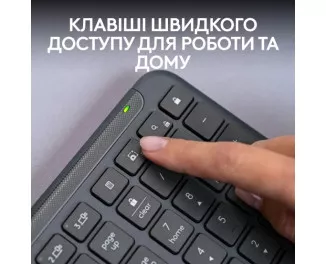 Клавиатура беспроводная Logitech Signature Slim Wireless K950 Graphite (920-012465)