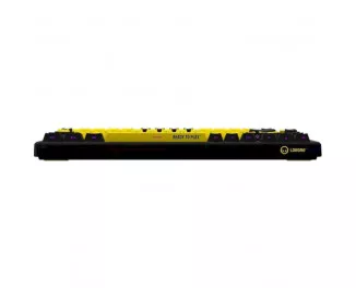 Клавиатура беспроводная Lorgar KBP7075W Pro Black-Yellow (LRG-KBP7075W-YL-US)