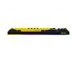Клавиатура беспроводная Lorgar KBP70TKLW Black/Yellow (LRG-KBP70TKLW-YL-US)