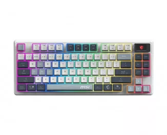 Клавиатура беспроводная MSI FORGE GK600 TKL WIRELESS SKY (S11-43UAP01-HH9)