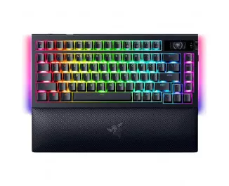 Клавіатура бездротова Razer BlackWidow V4 PRO Orange Switch Wireless/Bluetooth/USB UA Black (RZ03-05130100-R3M1)