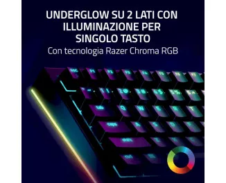 Клавиатура беспроводная Razer BlackWidow V4 PRO Orange Switch Wireless/Bluetooth/USB UA Black (RZ03-05130100-R3M1)