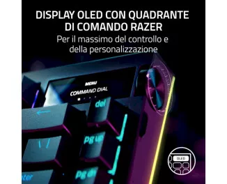 Клавиатура беспроводная Razer BlackWidow V4 PRO Orange Switch Wireless/Bluetooth/USB UA Black (RZ03-05130100-R3M1)