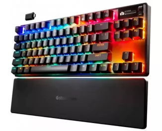 Клавиатура беспроводная SteelSeries Apex Pro TKL Wireless Gen 3 UA HyperMagnetic OmniPoint 2.0 OLED UA Black (64871)