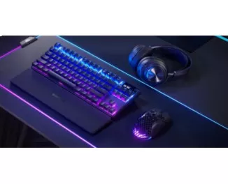 Клавиатура беспроводная SteelSeries Apex Pro TKL Wireless Gen 3 UA HyperMagnetic OmniPoint 2.0 OLED UA Black (64871)