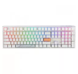 Клавіатура Ducky One 3 Cherry MX Blue RGB UA USB White (DKON2108ST-CUAPXPWWWSC1)