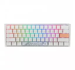 Клавіатура Ducky One 3 Mini Cherry MX Red RGB UA USB White (DKON2161ST-RUAPXPWWWSC1)