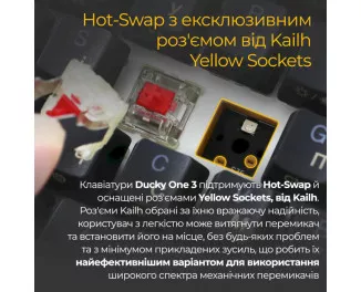 Клавиатура Ducky One 3 Mini Cherry MX Silent Red RGB UA USB Black (DKON2161ST-SUAPXCLAWSC1)