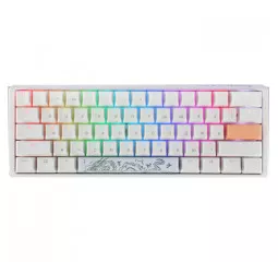Клавіатура Ducky One 3 Mini Cherry MX Silent Red RGB UA USB White (DKON2161ST-SUAPXPWWWSC1)