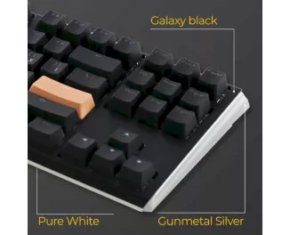 Клавіатура Ducky One 3 TKL Cherry MX Red RGB UA USB Black (DKON2187ST-RUAPXCLAWSC1)