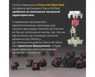Клавіатура Ducky One 3 TKL Cherry MX Silent Red UA USB Cream (DKON2187-SUAPXМAEGGC1)