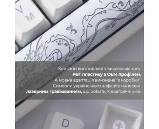 Клавиатура Ducky One 3 TKL Cherry MX Speed Silver RGB UA USB White (DKON2187ST-PUAPXPWWWSC1)