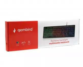 Клавиатура Gembird KB-UML-01-UA Black USB UKR