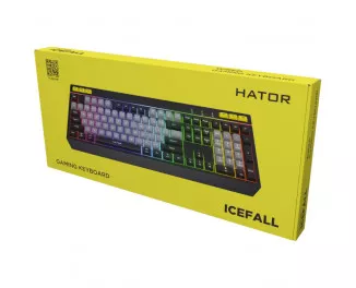 Клавиатура Hator Icefall USB Black/Grey (HTK401UA)
