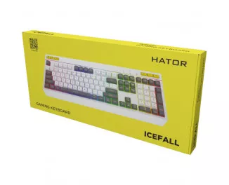 Клавіатура Hator Icefall USB White/Grey (HTK405UA)