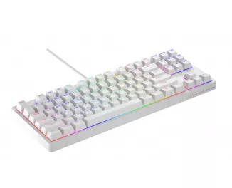 Клавиатура Hator Rockfall 2 Optica TKL Black USB White (HTK-731)