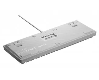 Клавиатура Hator Rockfall 2 Optica TKL Black USB White (HTK-731)