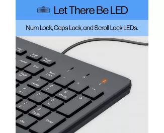 Клавиатура HP 150 USB Black (664R5AA)