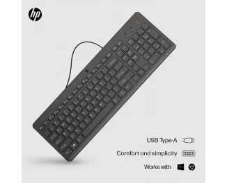 Клавиатура HP 150 USB Black (664R5AA)