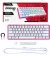 Клавиатура HyperX Alloy Origins 60 Pink (572Y6AA)