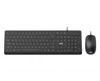 Клавіатура та миша 2E MK405 USB Black (2E-MK405UBK_UA)