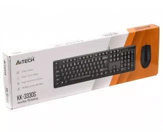 Клавіатура та миша A4-Tech KK-3330S Black USB