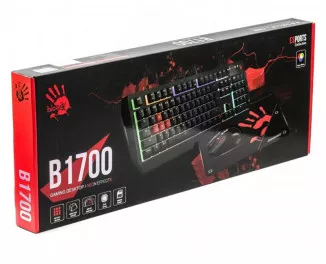 Клавіатура та миша A4Tech B1700 Bloody Black