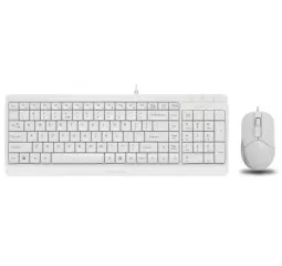 Клавіатура та миша A4Tech F1512 White USB