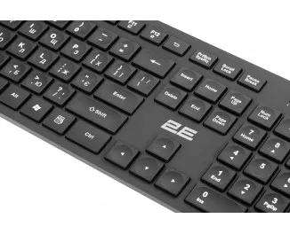 Клавиатура и мышь беспроводная 2E MK420 WL Black (2E-MK420WB_UA)