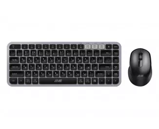 Клавіатура та миша бездротова 2E MK430 WL/BT Black/Grey (2E-MK430WBGR_UA)