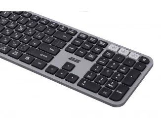 Клавиатура и мышь беспроводная 2E MK440 WL/BT Black/Grey (2E-MK440WBGR_UA)
