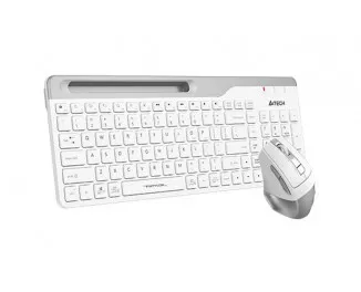 Клавиатура и мышь беспроводная A4Tech FB2535C Icy White USB