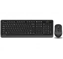 Клавіатура та миша бездротова A4Tech FG1010S Black/Grey