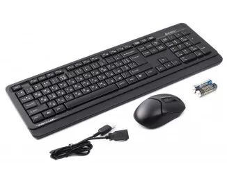 Клавіатура та миша бездротова A4Tech FG1012 Black USB