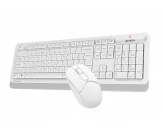 Клавиатура и мышь беспроводная A4Tech FG1012 White USB