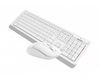 Клавиатура и мышь беспроводная A4Tech FG1012 White USB
