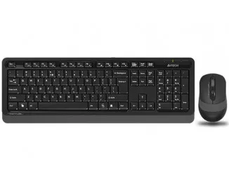 Клавиатура и мышь беспроводная A4Tech FG1012S Black/Grey