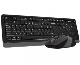 Клавиатура и мышь беспроводная A4Tech FG1012S Black/Grey