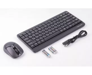 Клавиатура и мышь беспроводная A4Tech FG1112S Black USB