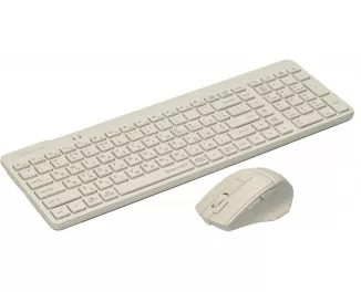 Клавиатура и мышь беспроводная A4Tech FG2400 Air Wireless Beige (4711421994613)