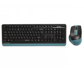 Клавиатура и мышь беспроводная A4Tech FGS1035Q Wireless Navy Blue (FGS1035Q Navy Blue)