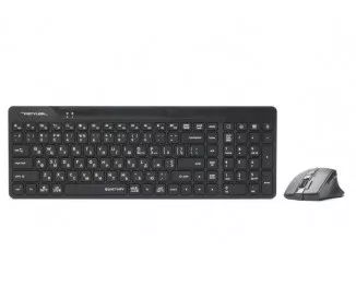 Клавіатура та миша бездротова A4Tech Fstyler FG2400 Air Black