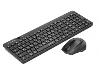 Клавиатура и мышь беспроводная A4Tech Fstyler FG2400 Air Black