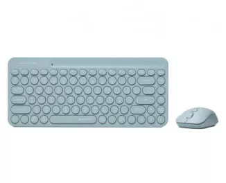 Клавіатура та миша бездротова A4Tech Fstyler FG3200 Air Blue