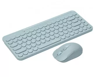 Клавиатура и мышь беспроводная A4Tech Fstyler FG3200 Air Blue